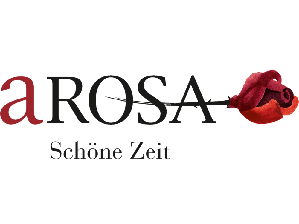 Logo von AROSA mit roter Rose, Arbeitskleidung für Unternehmen